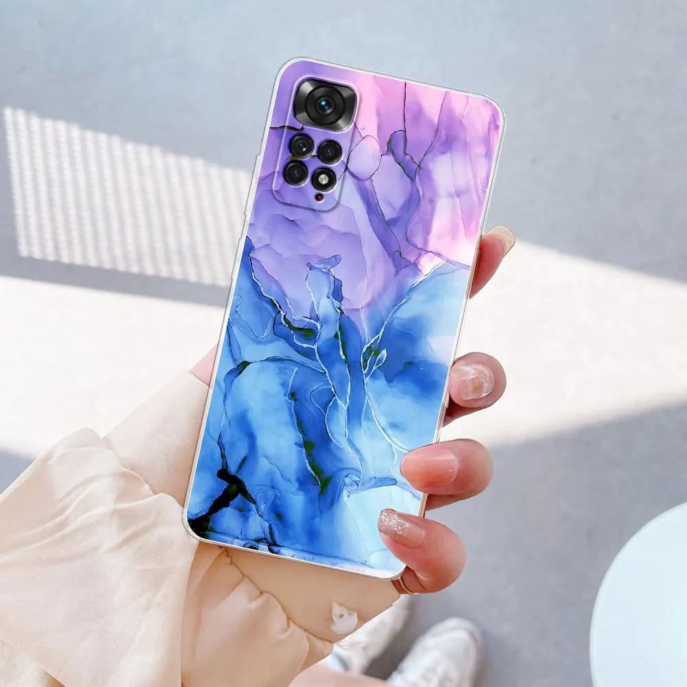 For Redmi Note 11 Case Soft Silicone TPU Phone Cover For Xiaomi Redmi Note 11S Cases Coque Redmi Note 11 Pro 4G 5G Bumper Fundas