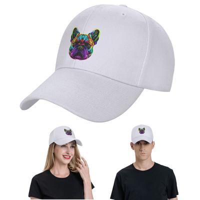 French Bulldog Colorful Paint Baseball Caps Snapback Men Women Hats Outdoor Cap Sports Baseball Hat Casquette