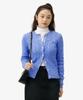 Polo Ralph Lauren W Cable Knit Cotton Crew Neck Cardigan - Blue