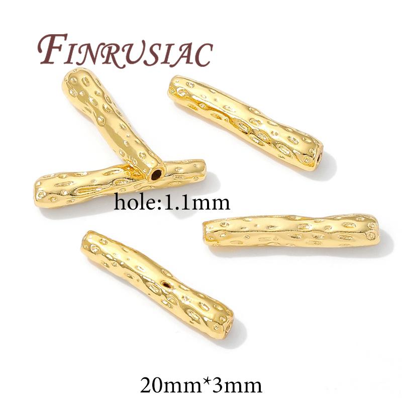 Baroque Beads 18K Gold Plated Spacer Beads,Bracelets Beads Accessories,Separators For Beads,DIY Pearl Necklace Jewelry Making
