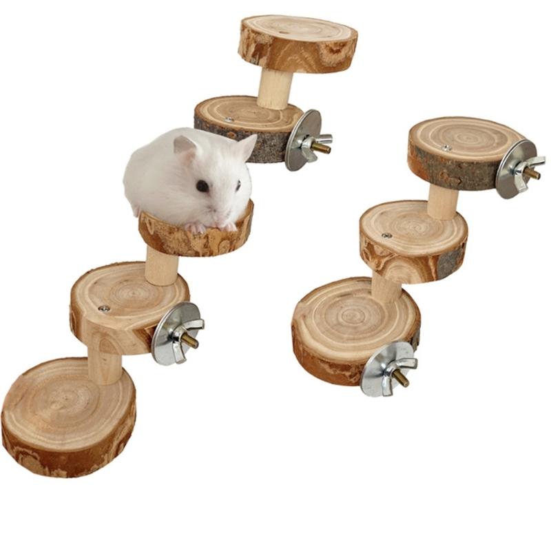 Hamster Rodents Toy Gerbil Climbing Hammocks Pet Ladder for Ferrets Hamster Toy Pet Cage House Toy