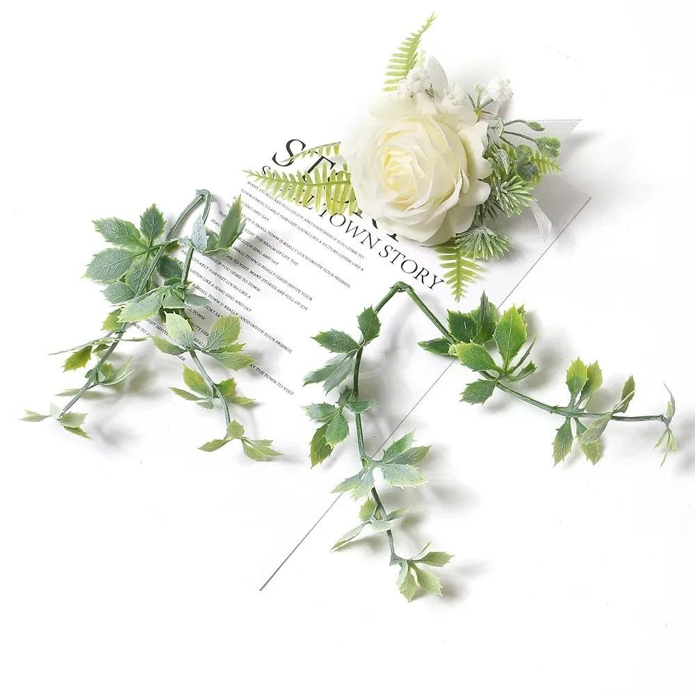 10Pcs Artificial Plants Leaf Wedding Party Home Decor Accessories Diy Cake Candy Box Garland Christmas Decorative Flowers Wreath