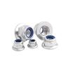 Nylon Insert Flange Lock Nuts Stainless Steel Serrated Nuts New Fastener Nuts  GB Standard