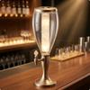 Illuminated Beer Dispenser Column Ice Light Single