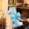 40-Zoll Cartoon Krone Schleife Zahl Ballon für Baby Geburtstagsparty Fotos