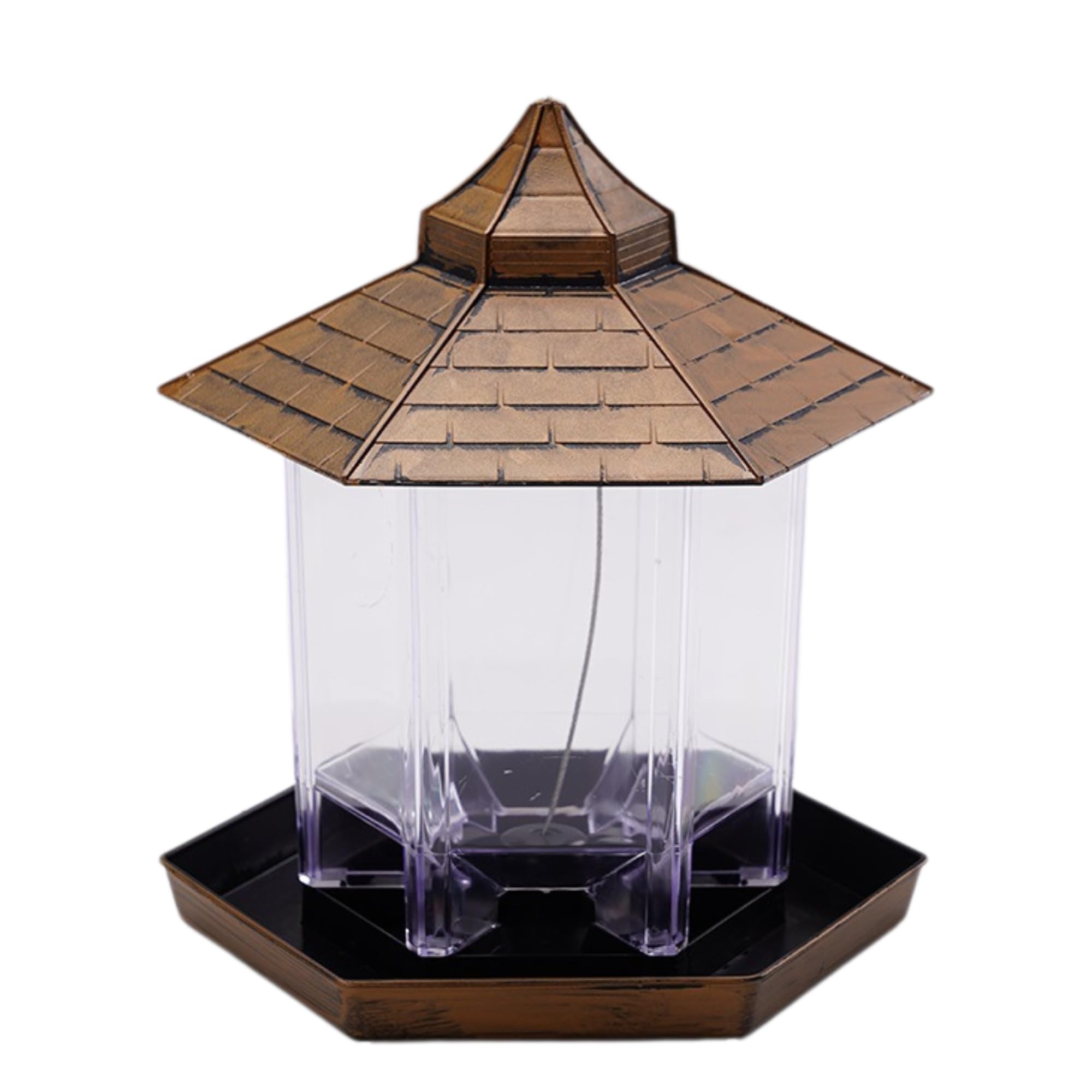 

NASSIA Bird Feeder, Hanging, for Bird Watching, Outdoor Garden, Balcony, or Terrace (Brown)