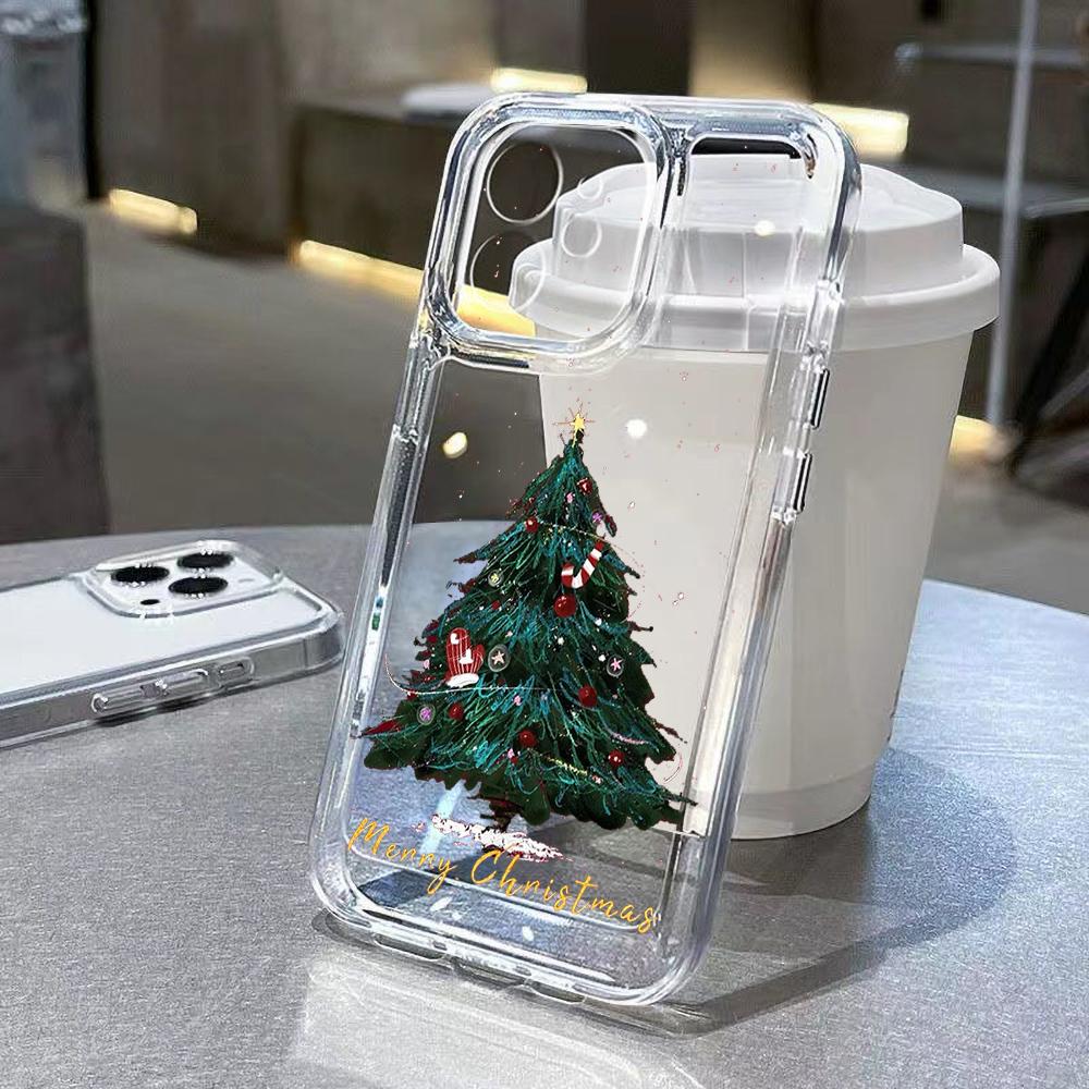 

Рождественский чехол для телефона Samsung Galaxy S24 Ultra Funda S23 FE S22 S21 S20 FE S10 Plus A73 A72 A71 A70 Силиконовые мягкие чехлы из ТПУ For SamsungS24 Ultra