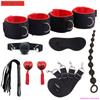 Sexuální pomůcky pro BDSM Bondage Omezení Pro dospělé S&M Fetiš Hry Set Vibrátor Pouta na ruce Kotník Postelové Hračky Sady pro