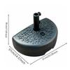 Wall Side Umbrella Base Space Saving Outdoor Shade Gear Easy Install for Balcony
