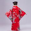 Bathrobe Gown Children Japanese Kimono with Obi Cosplay Costume Vintage Haori  Kids Boys Girls
