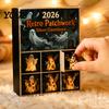 Halloween Countdown Calendar Advent Calendar, 24 Day Box with Mini Family Activity Ghost Figures, Rustic Farmhouse Decor for Home, Festive Gift
