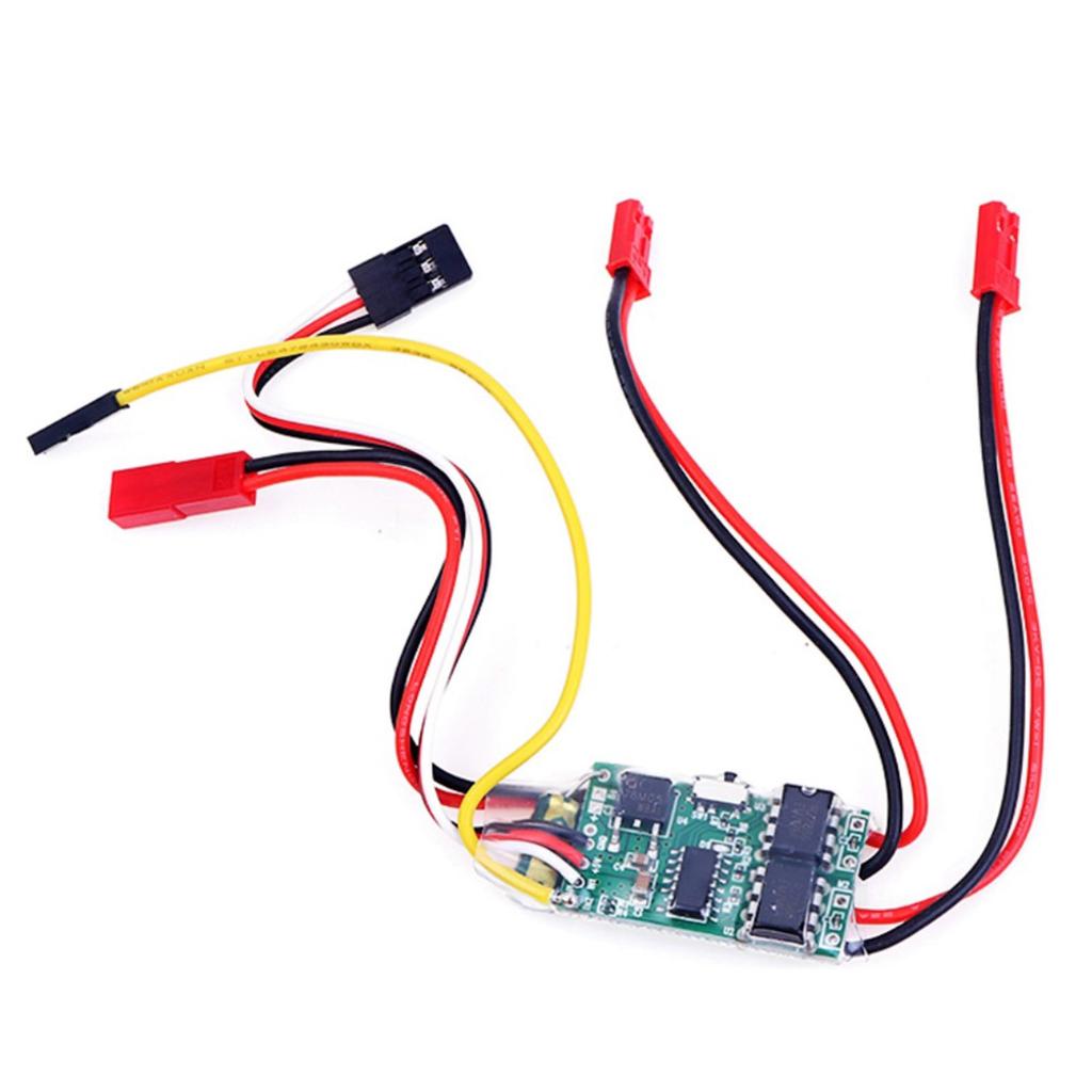 Remote Control Sensorless Brushed Esc for Programming Motor Brushed Esc Car with Double Channel Bidirectional