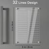 New Fridge Magnetic Whiteboard Reusable Task Planning Whiteboard Clear Dry Erase Memo Board Refrigerator For Planning Note Wall