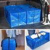 1/4PCS Large Capacity Luggage Storage Bag PP Waterproof Moving Woven Hand Bag Organizer Packing Supplies Camping Totes Bag
