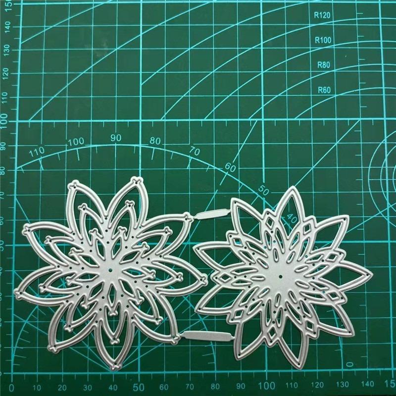 1pc Floral Metal Cutting Die for DIY Scrapbooking & Card Making - Perfect for Father's Day, Mother's Day, Graduations, Teacher Appreciation Birthdays
