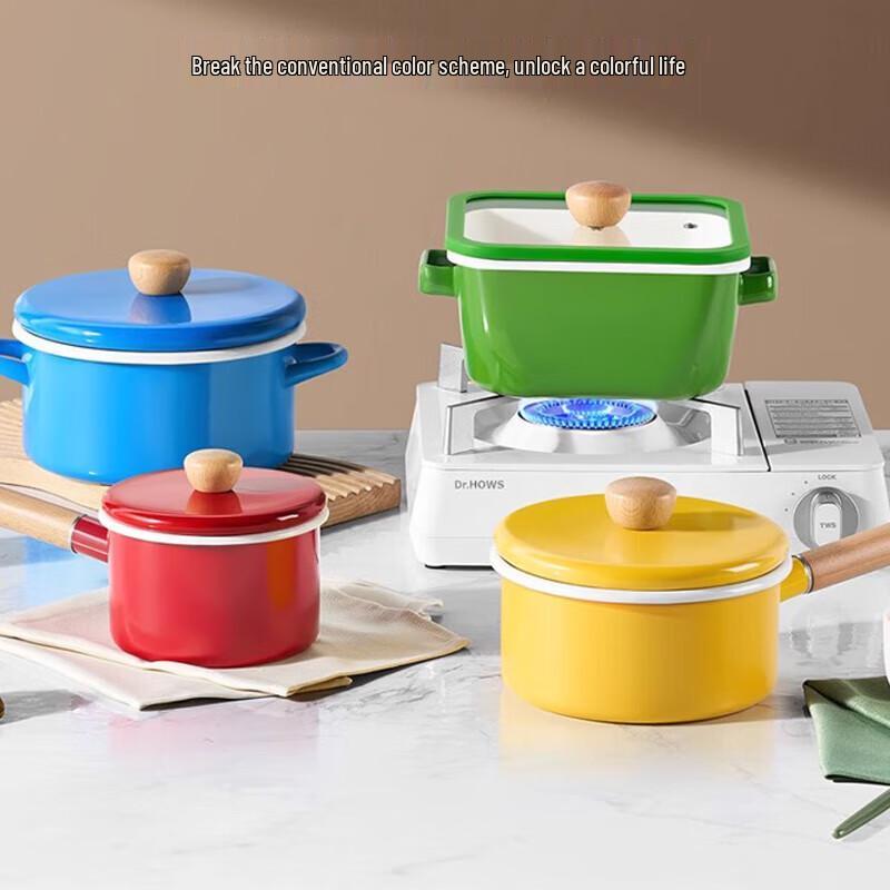 COOKER KING 14cm Japanese Style Enamel Milk Pot