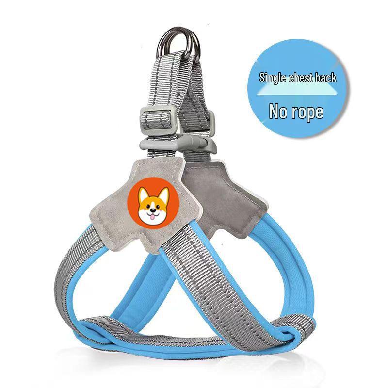 Breathable Vest-Style Dog Harness and Leash for Small To Medium Breeds Like Shiba Inu, Corgi, and Teddy