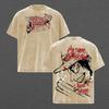Anime Hellsing Alucard T-Shirt Vintage Gewaschen Y2k Übergroßes T-Shirt Herren Damen Kleidung Sommer Kurzarm Reines Polyester T-Shirts Tops