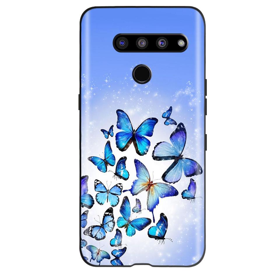 For LG V50 ThinQ 5G Case Fashion Pattern Soft Silicone TPU Phone Case For LG V50S ThinQ 5G V50 50S V500N V450 V510N Funda