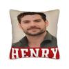 Henry cavill Pillow Cover  Funny Pillow Case For Couch Sofa Bedroom Square Pillowcases Birthday Present