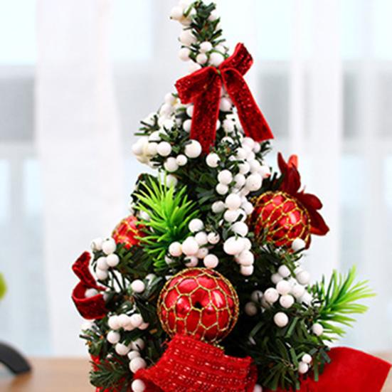 Vánoční stolní ozdoba Malá velikost Dekorativní Jemná Opakovaně použitelná Široké použití Ozdobte Umělý Barevný Slavnostní Mini Vánoční stromek pro Nákupní centrum