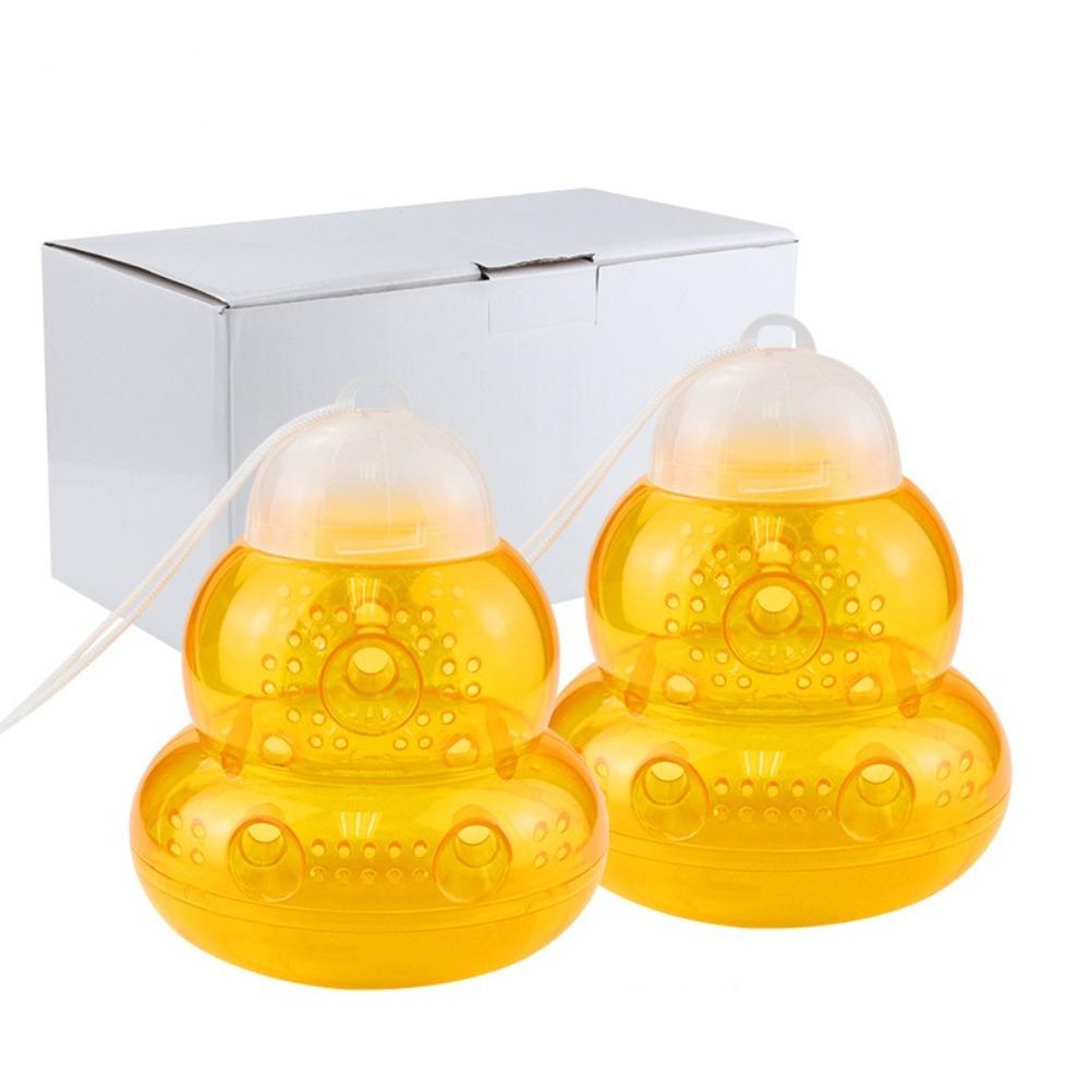 New Outdoor Hanging Bee Traps Catcher Reusable Non-Toxic Wasp Trap Pest Control Farm Yard Supplies Insect Catcher