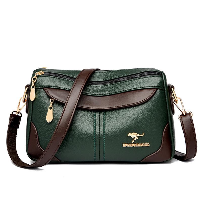 

Fashion women s bag new urban simple mother bag portable messenger bag shoulder bag women зелёный
