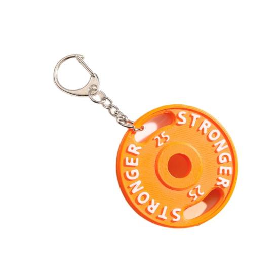 Keychain Pendant Small Barbell Charm Gym Keyring Sports Style Mini Fitness