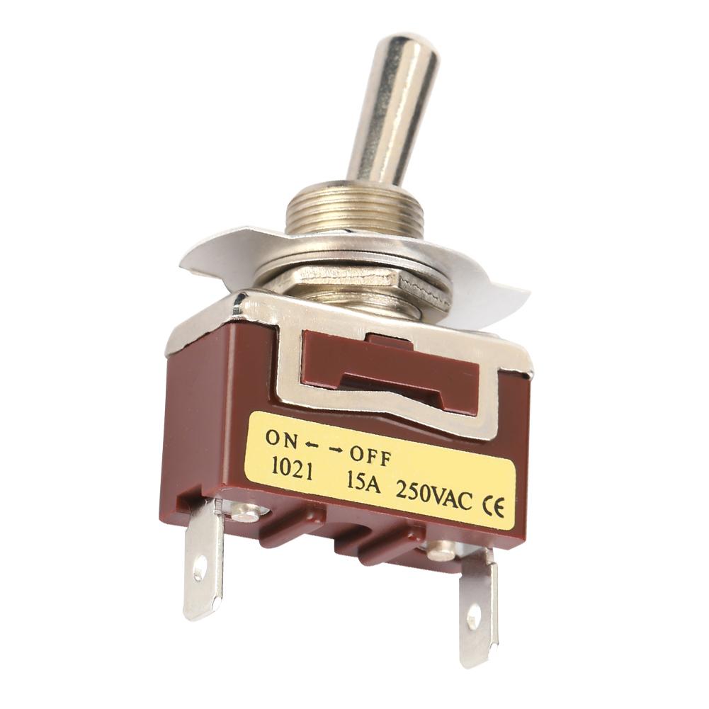 5 BUC. Pini Rapizi 6.3 1021 Comutator MiniToggle 2 Pini 2 Poziții Pornit Oprit