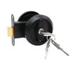 Stainless 304 Recessed Door Lock, with Cup Handle | Use Privacy Pocket Doors Great for Home Black
