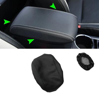 Soft Leather Center Armrest Cover For Toyota Corolla 2014 2015 2016 2017 Car Center Control Armrest Box Surface Cover Trim