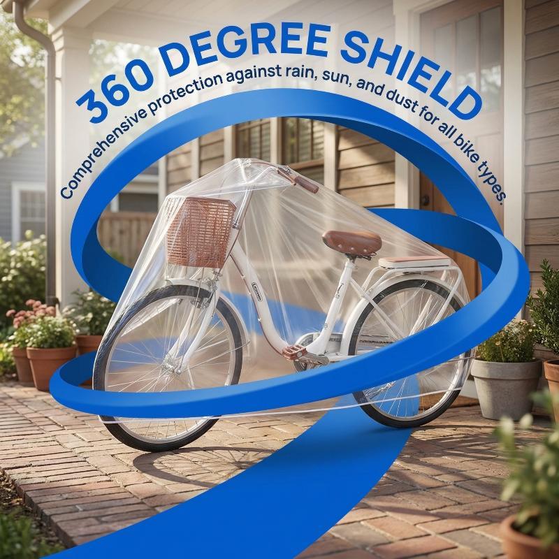 1PCS Thickened Bicycle Gear Waterproof Raincover Bike Motorcycle Cover Outdoor Sunscreen Cover Bicycle Case Cover Dust Cover