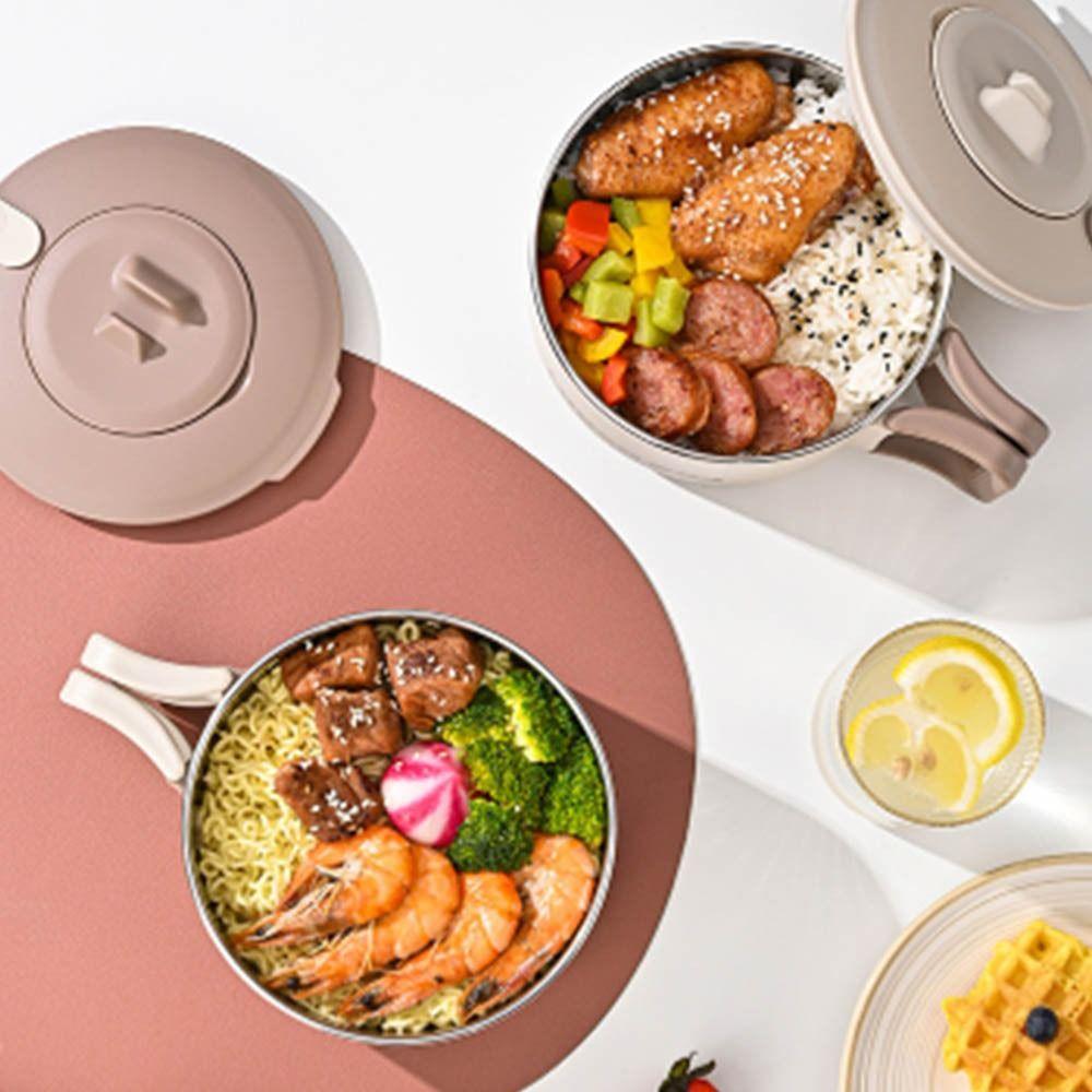 With Handle Noodles Ramen Bowl With Lid Fruit Salad Rice Soup Bowl Lunch Box  Kitchen Accessories