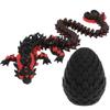 Kleine Gelenkdrachen Set Exquisites Gedrucktes Mysteriöses Spielzeug-Set Mehrzweck 3D Drache im Ei für Bürodekoration
