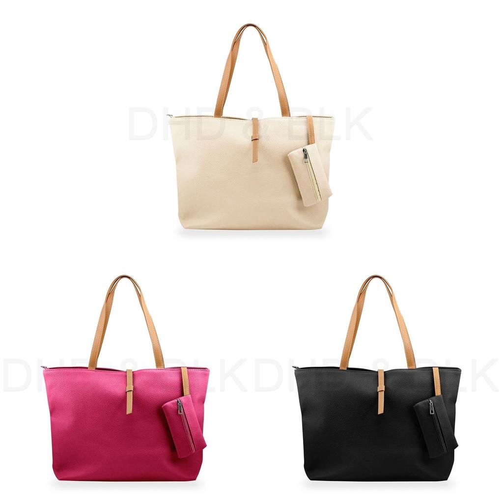 Modern New Womens Faux Leather Fashion Tote With Durable Build And Eyecatching Style