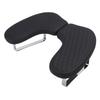 U Shaped Manicure Arm Rest Ergonomic PU Leather Nail Arm Rest with Phone Holder for Home Salon Use
