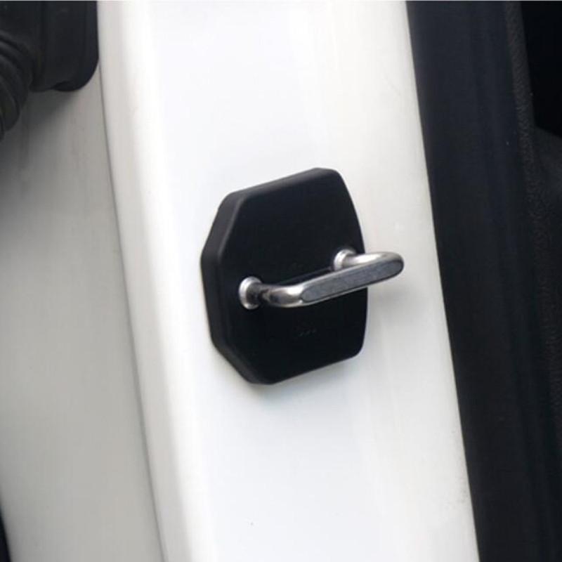 Car Door Lock Cover for Ford Kuga Escape Focus 3 4 MK3 MK4 Fiesta Mondeo Fusion Everest Protection Sticker Acc.
