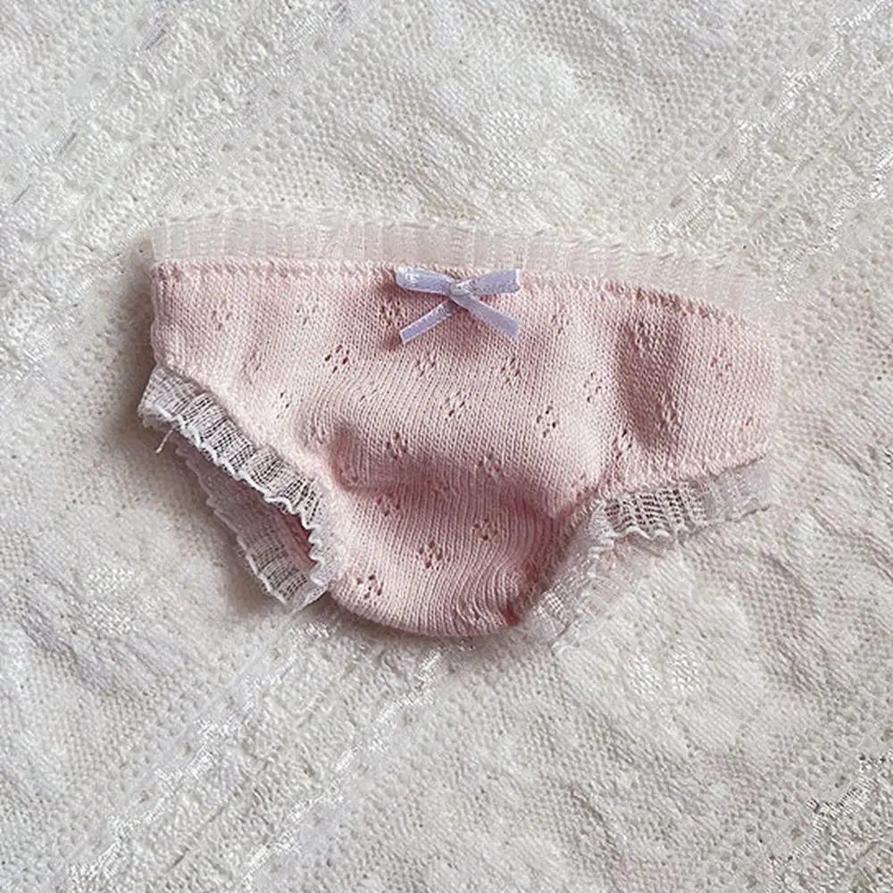 20cm Cotton Dolls Underpant Knickers Doll Fashion Clothes Underwear Panties for 1/11 ob11 Dolls for 1/12bjd Doll Clothing