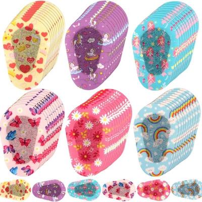 10Pcs New Kids Amblyopia Training Orthoptic Corrected Eyeshade Cartoon Eye Patches Colorful Occlusion  Eye Patch