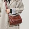 Women's Crossbody Bag Soft Leather Shoulder Bag Large Capacity Middle-aged Women's Bag Mother Bag
