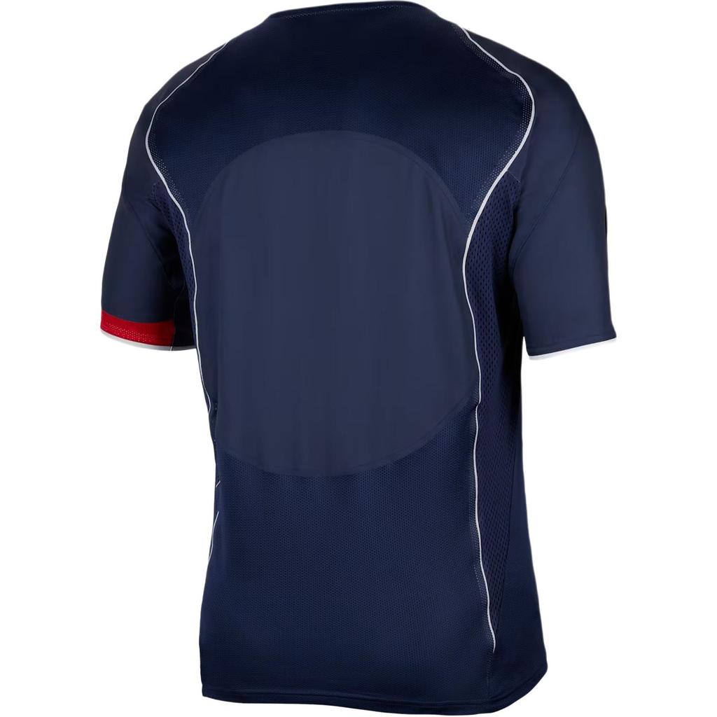 Nike Total 90 Paris Saint-Germain V-Neck Pullover Short Sleeve Football Shirt Men Tops IF9578-410