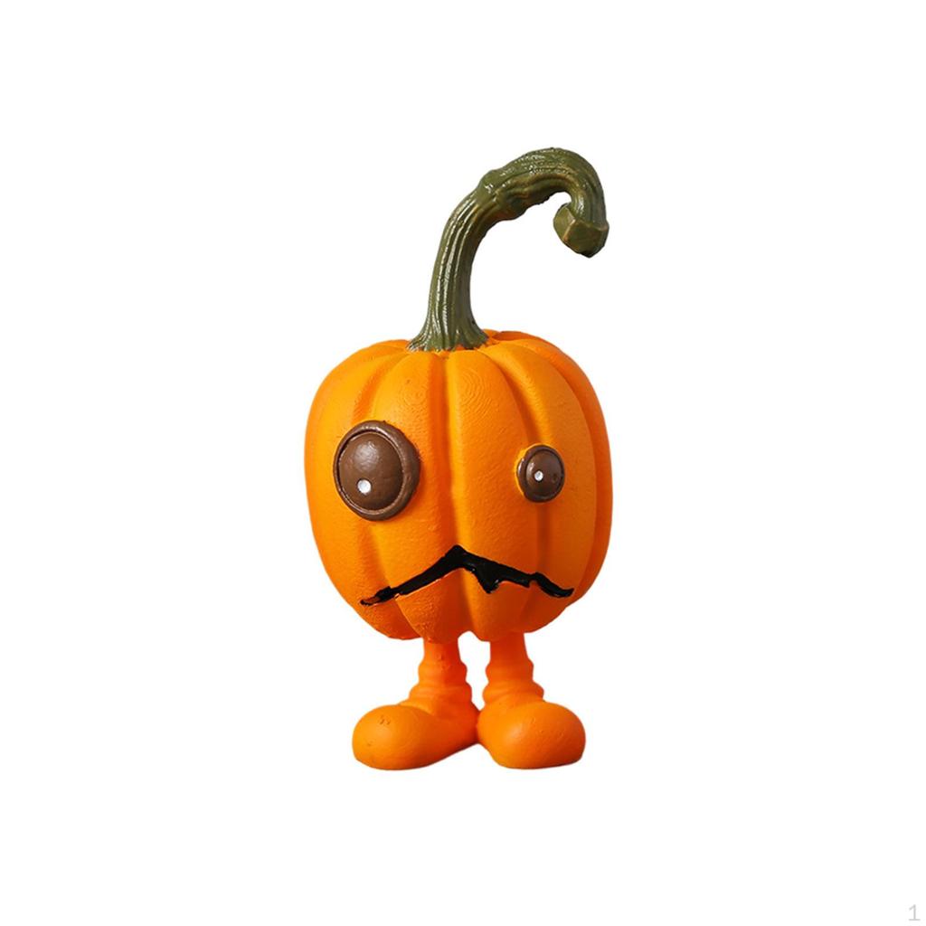 Harts Pumpa Roliga Ansikten Konstgjorda Pumpor Kalebasser Statyett För Högtider