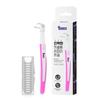 Innovative Toothbrush-Shaped Handle Toothbrush-Shaped Dental Floss 1-Year Set (1 Pink Dental Floss + 364 Refill Heads)