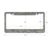 Crystal Stainless Steel Car Frame Plate Bling License Plate License Plate Frame For USA Truck