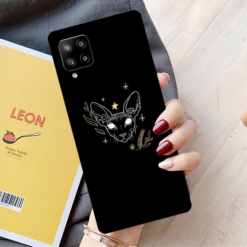 Sphynx Sphinx Cat For Samsung Galaxy A54 A14 A16 A26 A36 A56 A22 A32 A52 A55 A35 A05 A06 A15 A53 A33 A13 Case