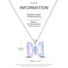 New Copper Necklace Zircon Heart Interlocking Pendant Necklace For Women Wedding Birthday Party Jewelry Gifts