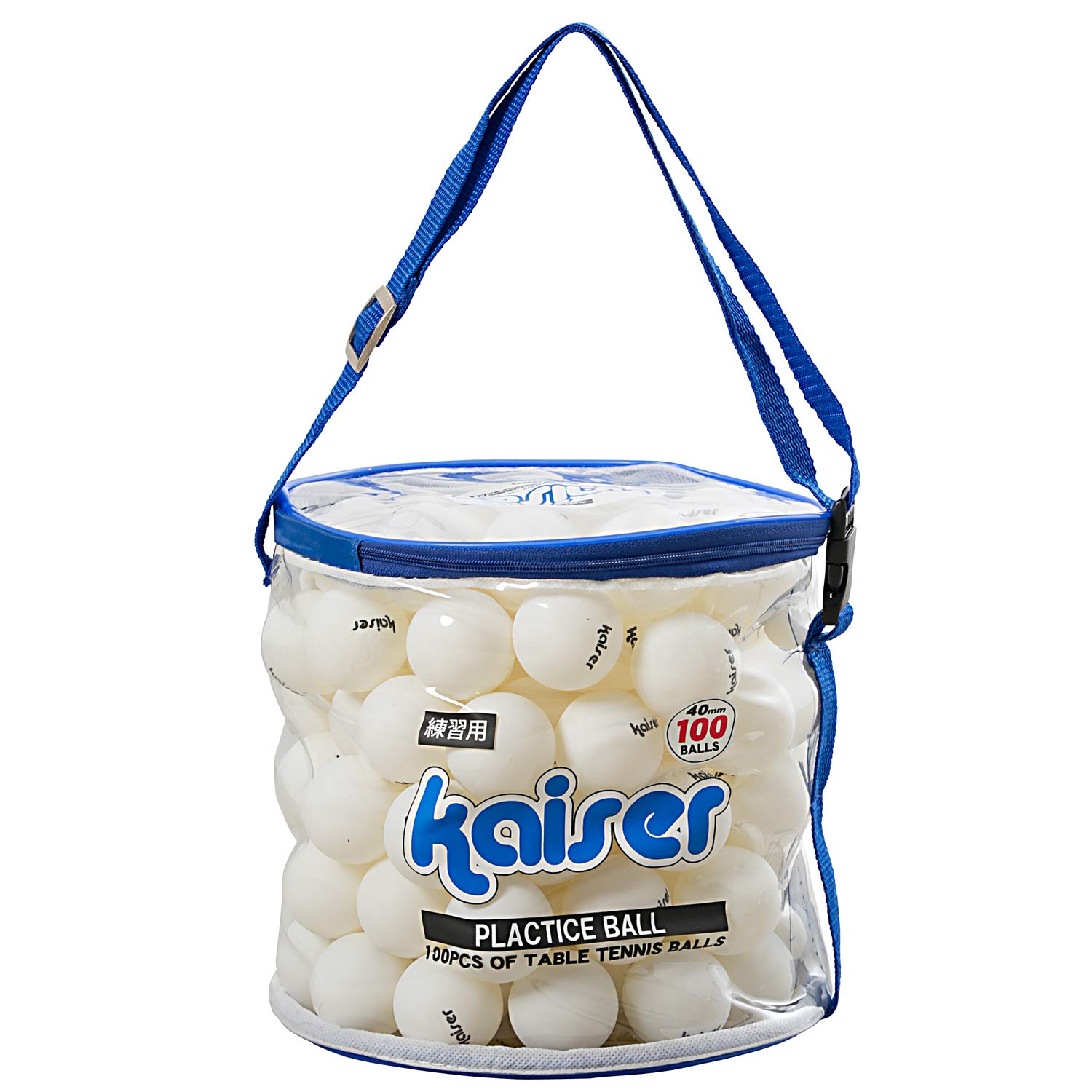 

KAISER Table Tennis Balls 100P Set KW-252 with Case for Practice