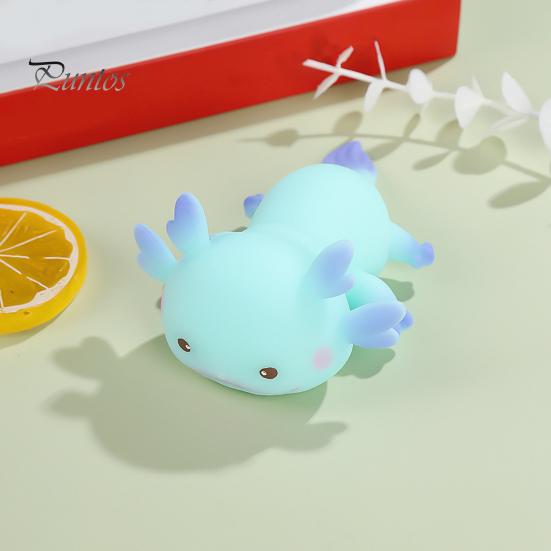Cartoon Salamander Squeeze Toy Anxiety Stress Relief Salamandrid Pinch Sensory Toy Kids Teens Adults Soft Stress Ball Animal Fidget Toy