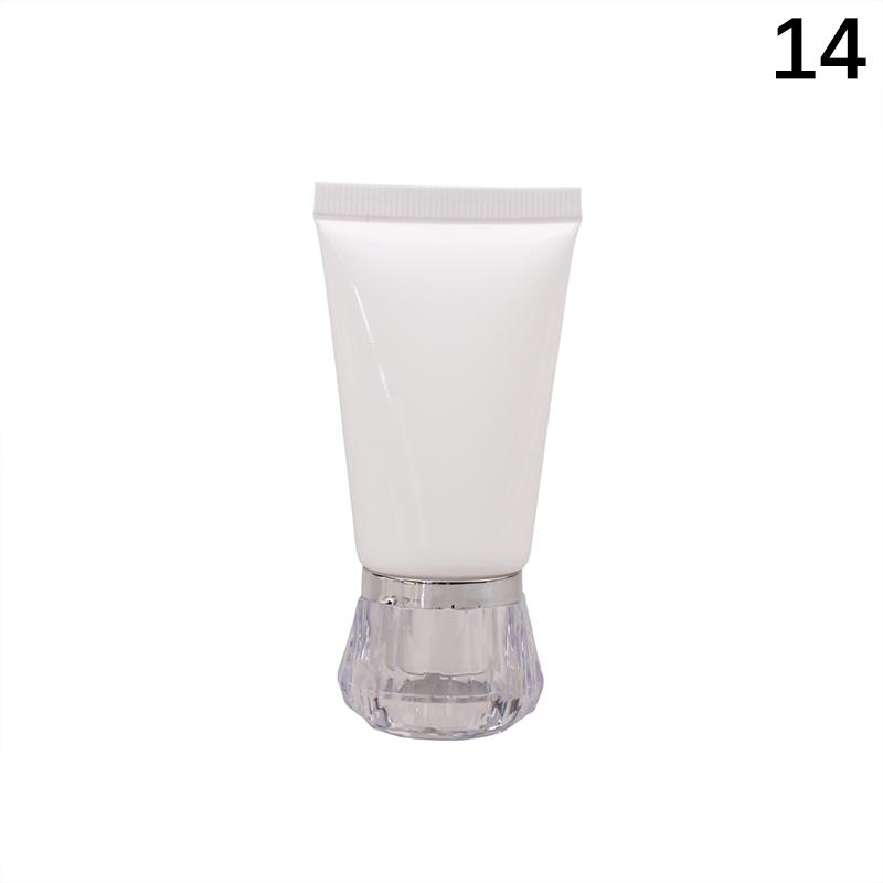 White 30G Cosmetic Soft Tubes Lotion Hand Cream Shampoo Liquid Container Tube Empty Bottle Portable Travel Shampoo Bottle