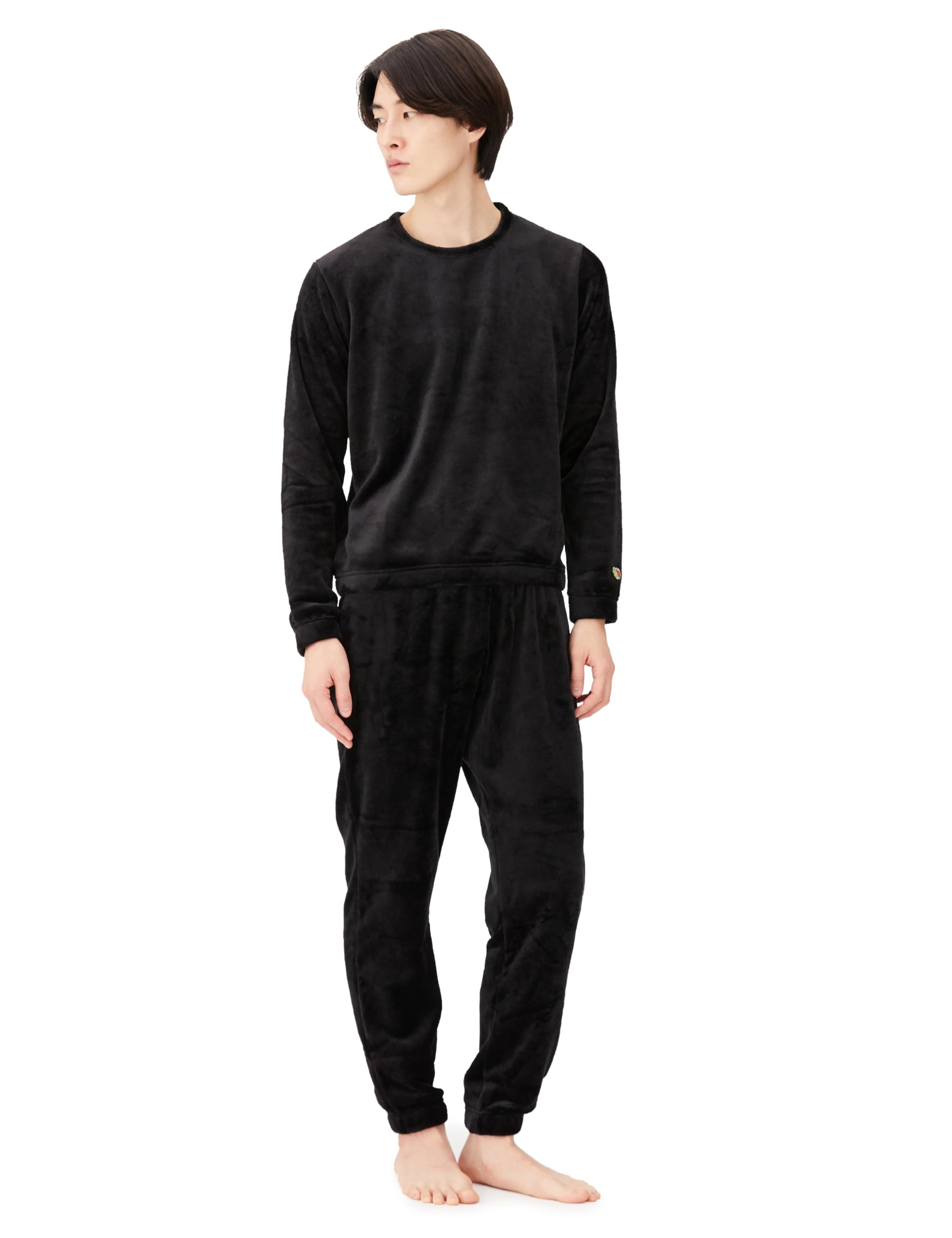 

Fruit of the Loom Пижамный Боа Домашняя одежда Топ и Размер L Комплект, Комплект, Низ, Черный, чёрный